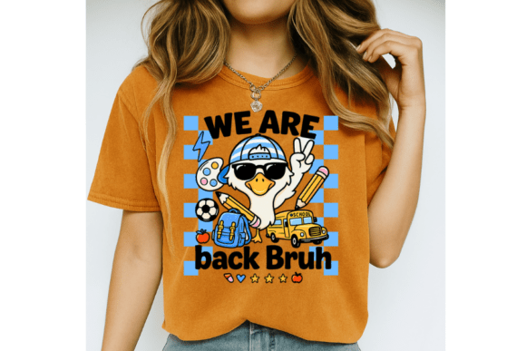 Cool Duck Back to School SVG PNG, Boys F