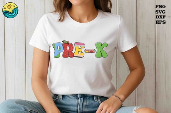 Cute Pre-K Back to School SVG File