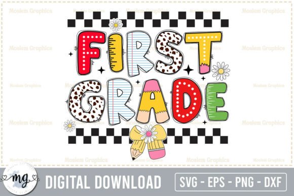 First Grade - Back to School SVG