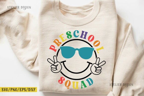 Preschool Squad SVG - Back to School PNG