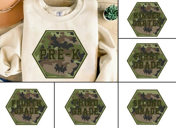 Retro Back to School Boys PNG Bundle