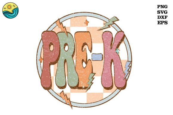 Retro Pre-K SVG, Back to School SVG