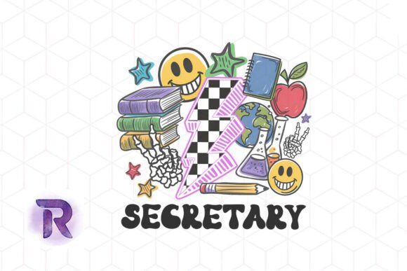 Secretary Back to School Sublimation PNG