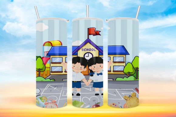 Student, Back to School Tumbler Wrap PNG